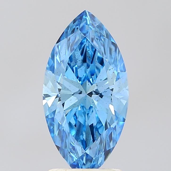 1.90 Ct. Fancy Vivid Blue Marquise Lab Grown Diamond