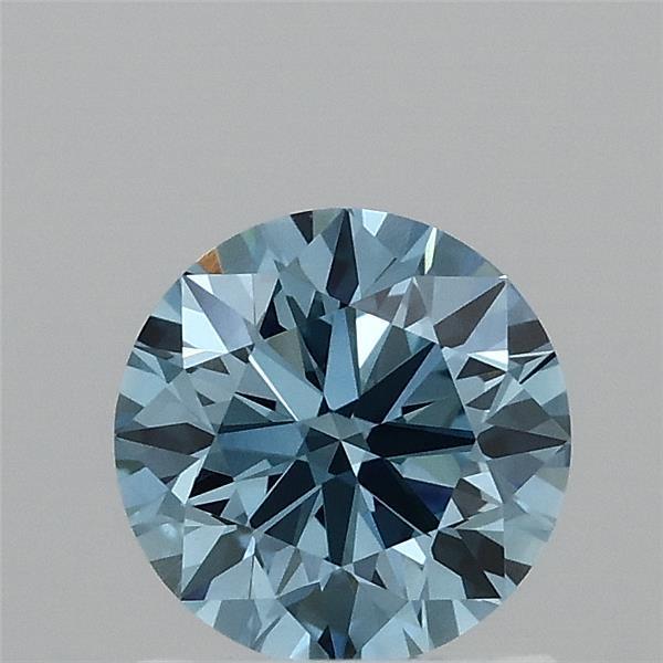1.02 Ct. Fancy Vivid Blue Round Lab Grown Diamond