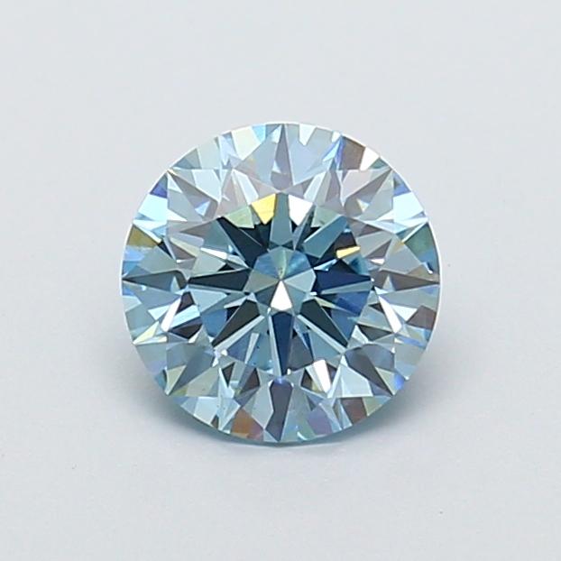 1.20 Ct. Fancy Vivid Blue Round Lab Grown Diamond