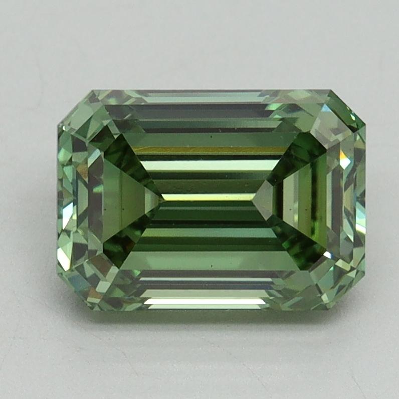 2.16 Ct. Fancy Vivid Green Emerald Lab Grown Diamond
