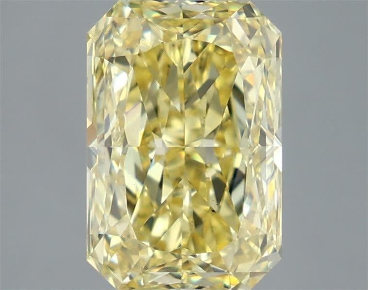 3.24 Ct. Fancy Intense Yellow Radiant Lab Grown Diamond