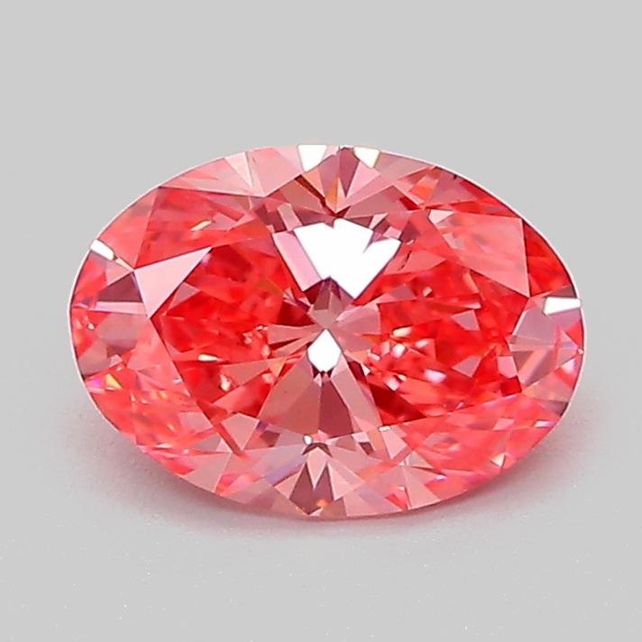 1.09 Ct. Fancy Vivid Pink Oval Lab Grown Diamond