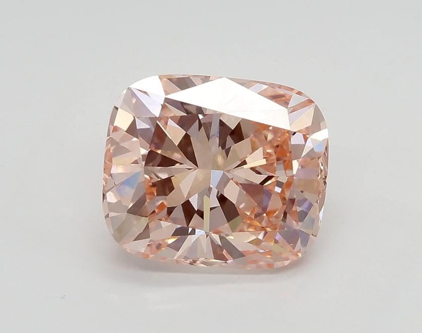2.71 Ct. Fancy Pink Cushion Lab Grown Diamond