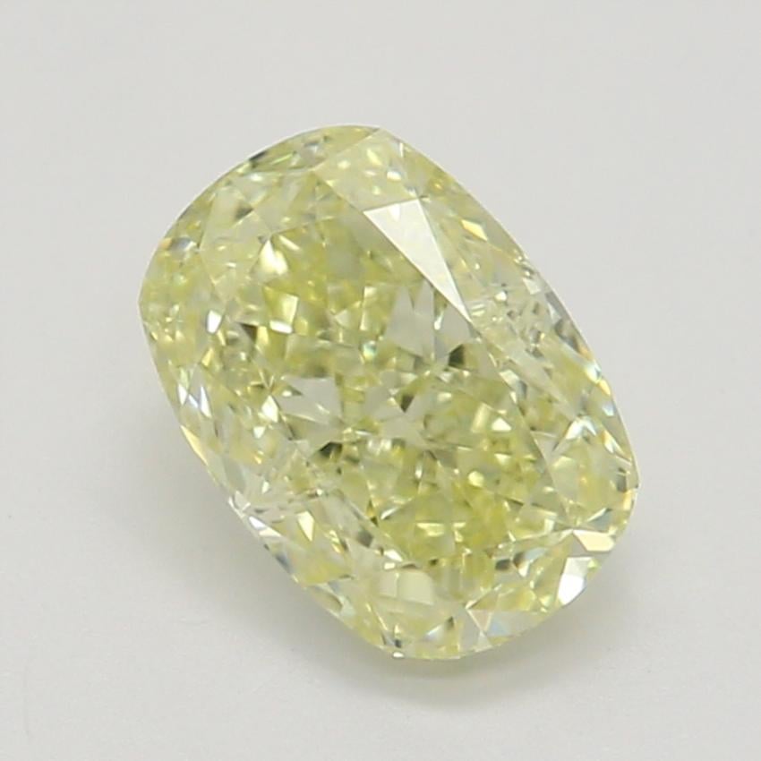 0.55 Ct. Fancy Yellow Cushion Diamond