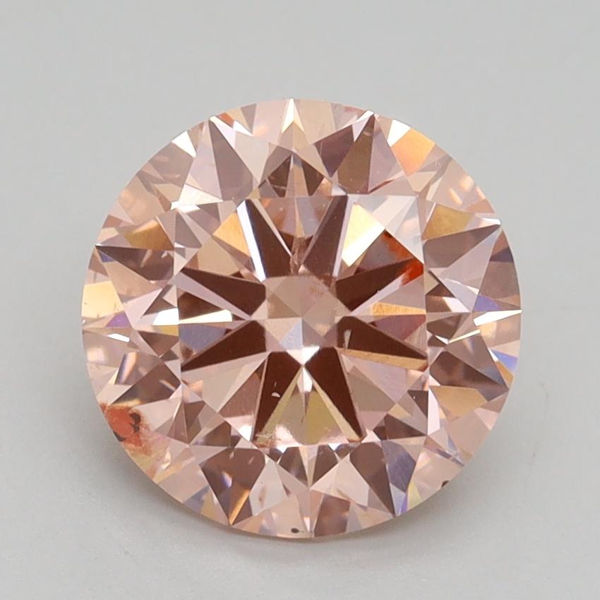 2.40 Ct. Fancy Intense Pink Round Lab Grown Diamond