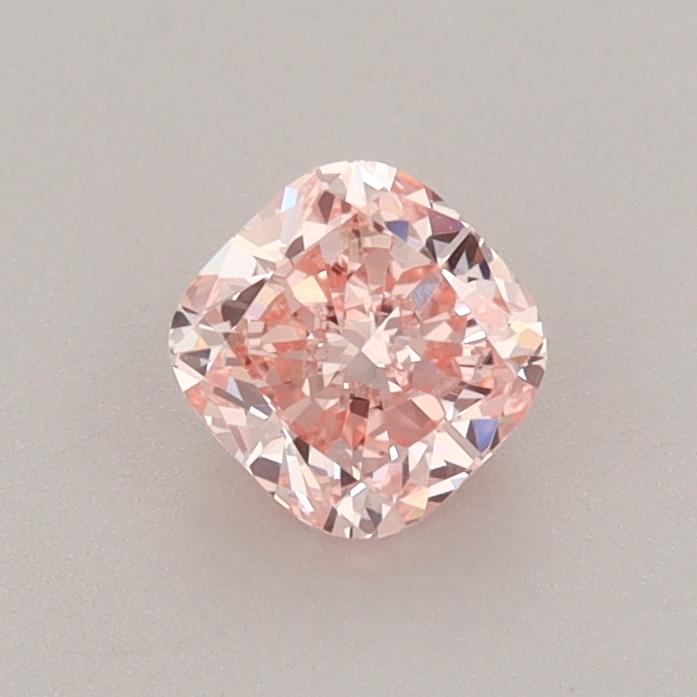 0.59 Ct. Fancy Intense  Pink Cushion Lab Grown Diamond
