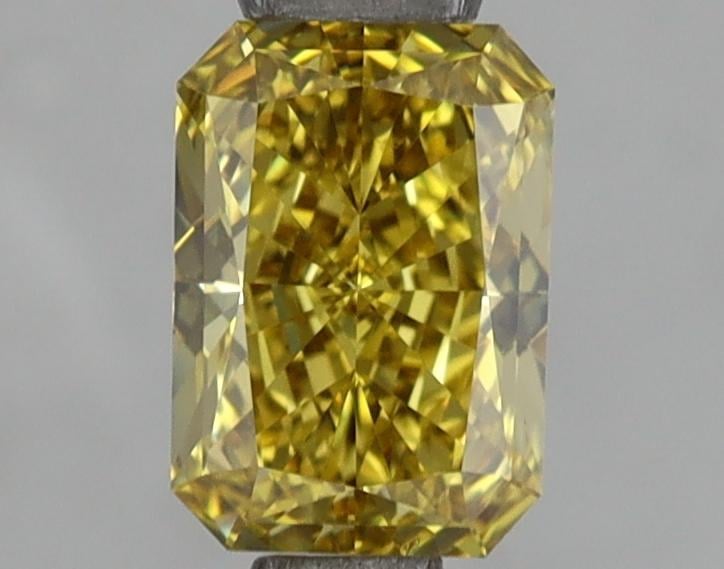 1.00 Ct. Fancy Vivid Yellow Radiant Lab Grown Diamond