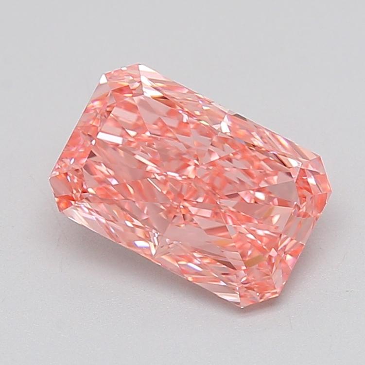 2.52 Ct. Fancy Vivid  Pink Radiant Lab Grown Diamond