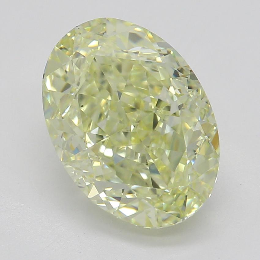 1.70 Ct. Fancy Light Yellow Oval Diamond