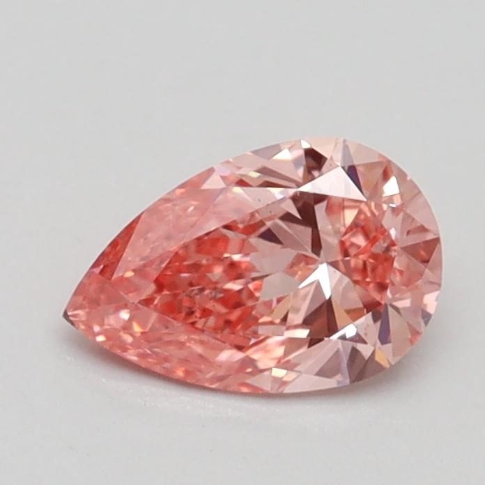 0.60 Ct. Fancy Intense Pink Pear Lab Grown Diamond