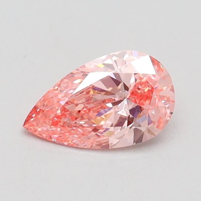 0.50 Ct. Fancy Intense Pink Pear Lab Grown Diamond