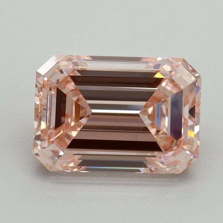 3.09 Ct. Fancy Intense Pink Emerald Lab Grown Diamond