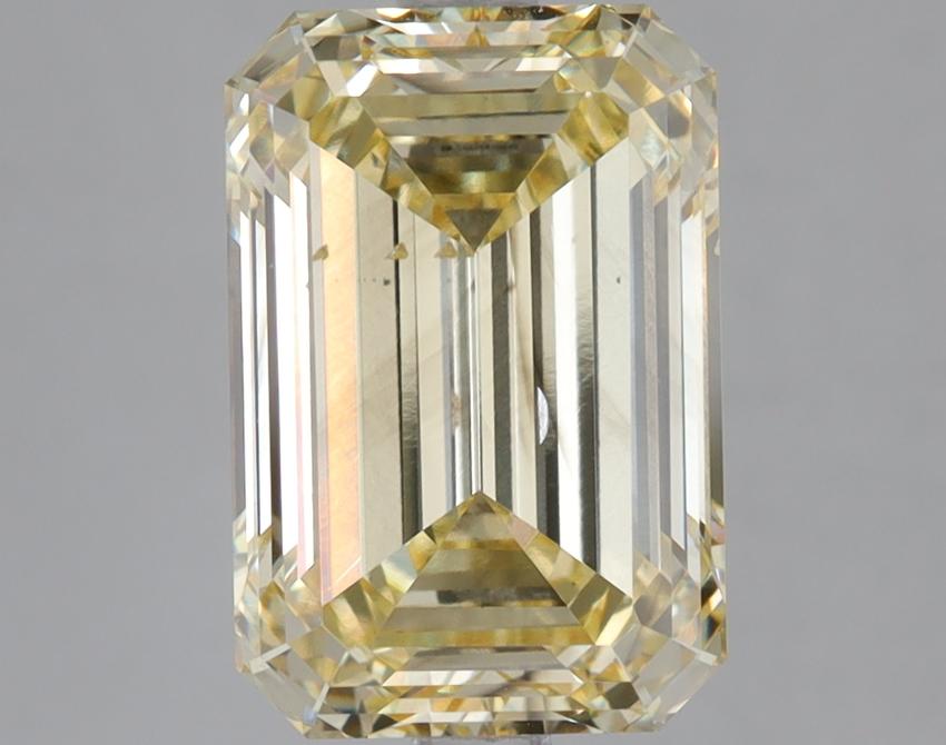 4.04 Ct. Fancy Intense Yellow Emerald Lab Grown Diamond