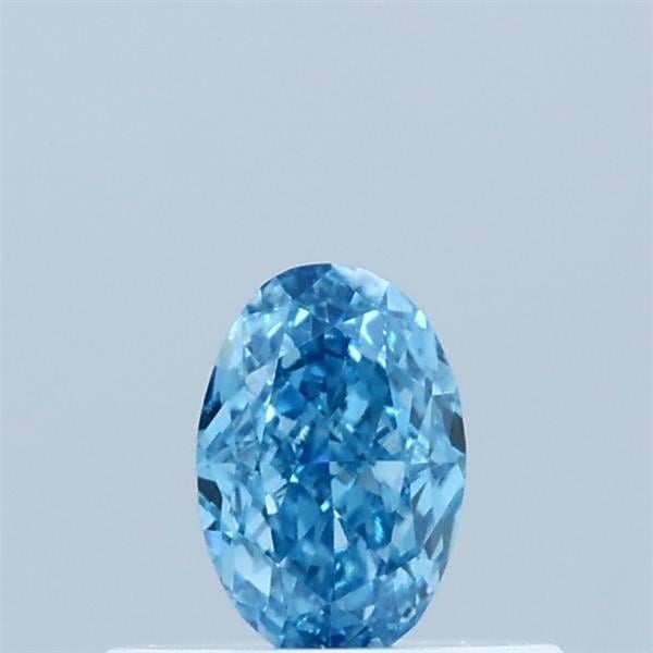 0.34 Ct. Fancy Vivid  Blue Oval Lab Grown Diamond