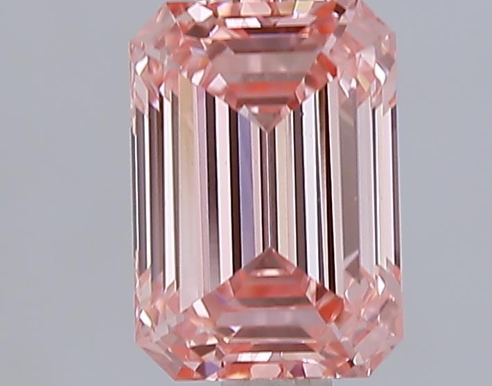1.56 Ct. Fancy Vivid Pinkish Pink Emerald Lab Grown Diamond