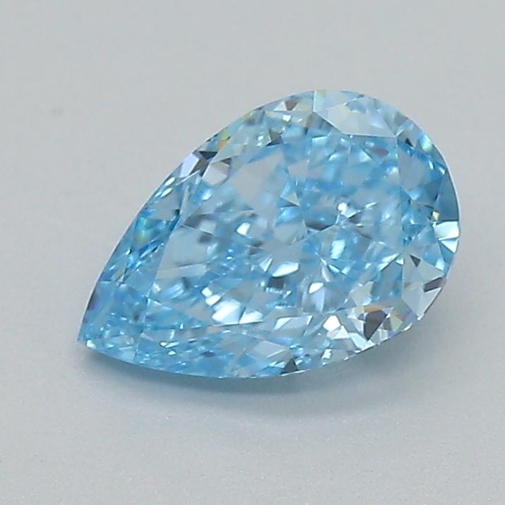 0.51 Ct. Fancy Vivid  Blue Pear Lab Grown Diamond