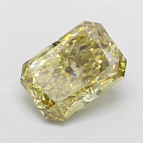 4.09 Ct. Fancy Intense Yellow Radiant Lab Grown Diamond