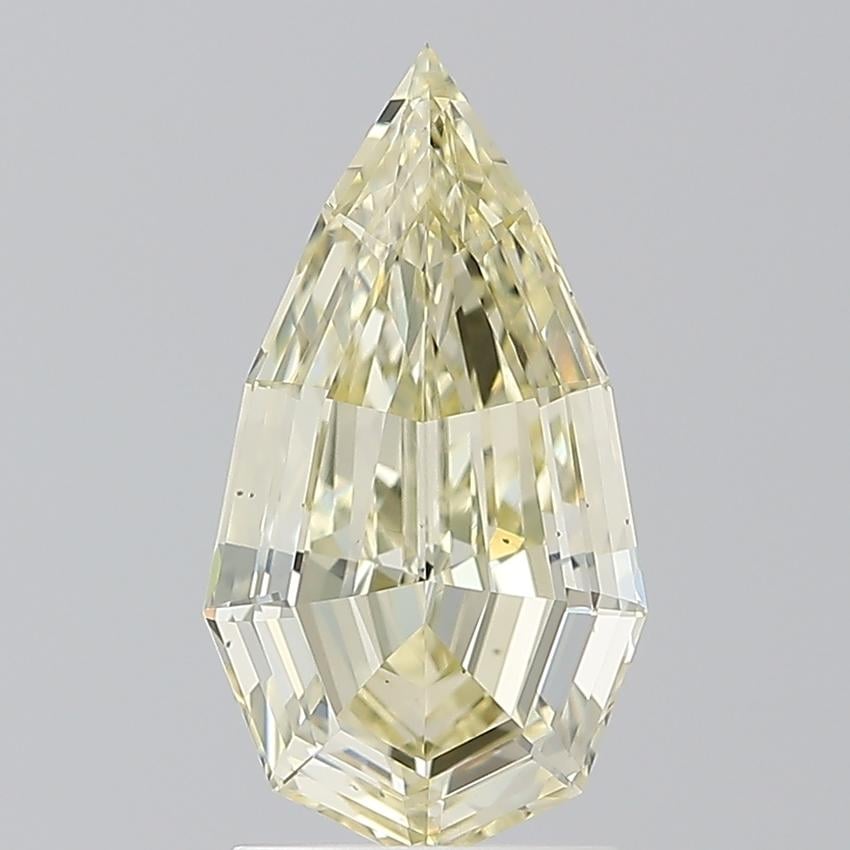 2.07 Ct. Fancy Light  Yellow Pear Diamond