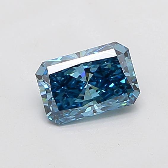 1.02 Ct. Fancy Vivid Blue Radiant Lab Grown Diamond