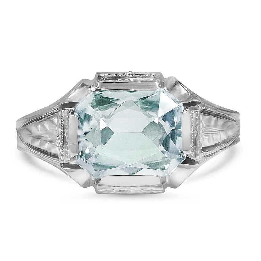 Edwardian Aquamarine Vintage Ring