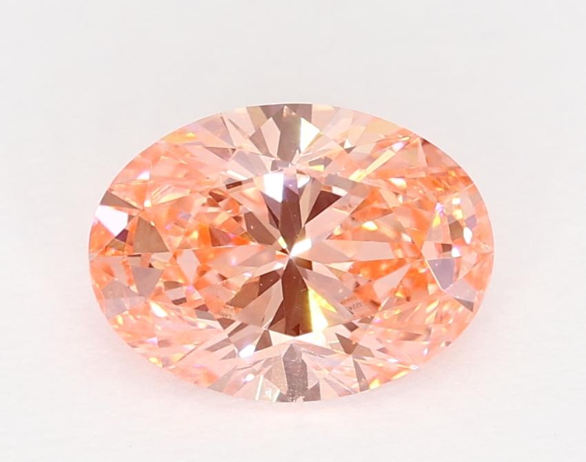 1.0 Ct. Fancy Vivid Pink Oval Lab Grown Diamond