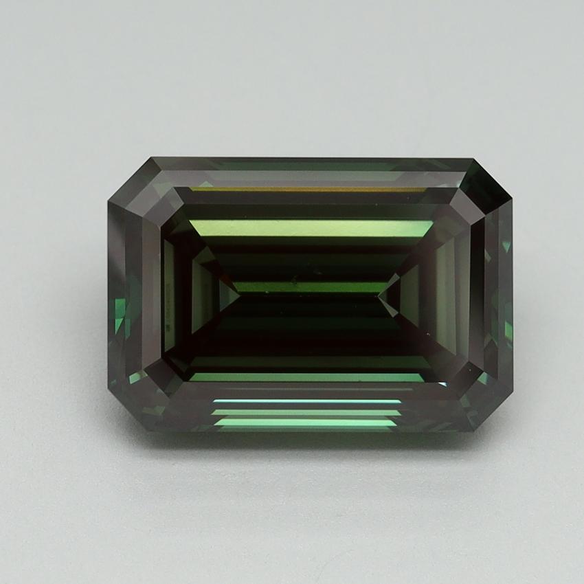 5.04 Ct. Fancy Deep Green Emerald Lab Grown Diamond