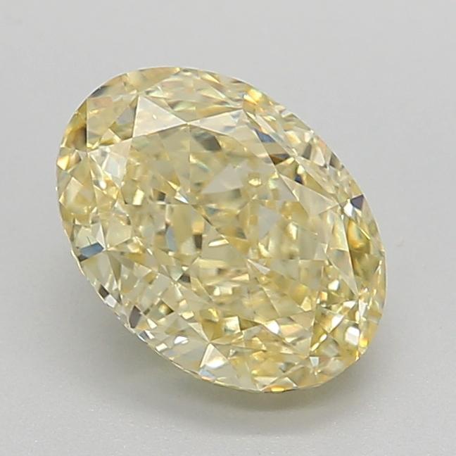 2.26 Ct. Fancy Intense Yellow Oval Lab Grown Diamond