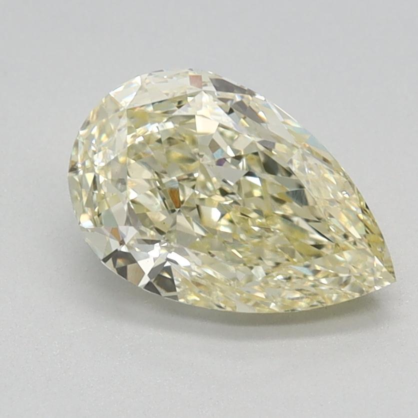 1.17 Ct. Fancy Light Yellow Pear Lab Grown Diamond