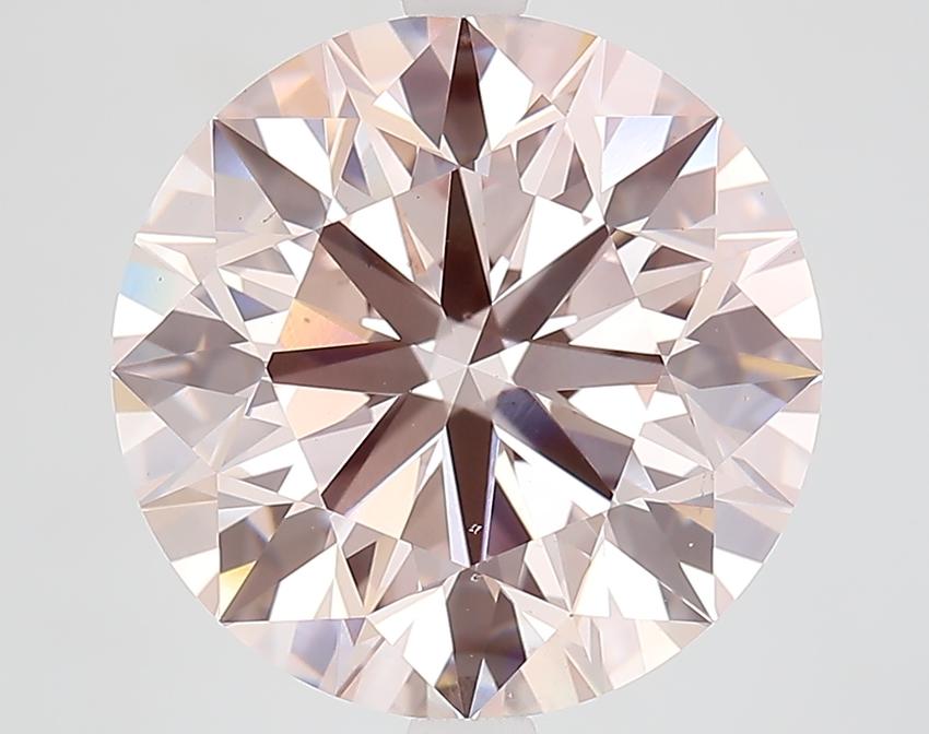 7.01 Ct. Fancy Pink Round Lab Grown Diamond