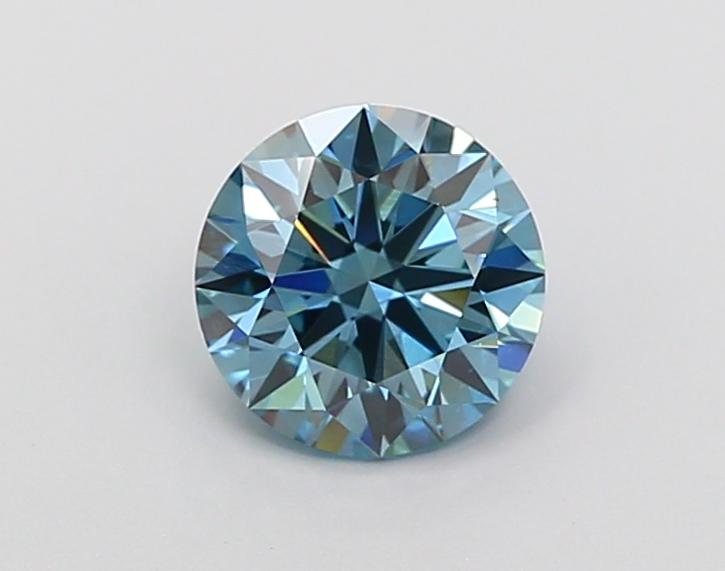 1.14 Ct. Fancy Vivid Blue Round Lab Grown Diamond