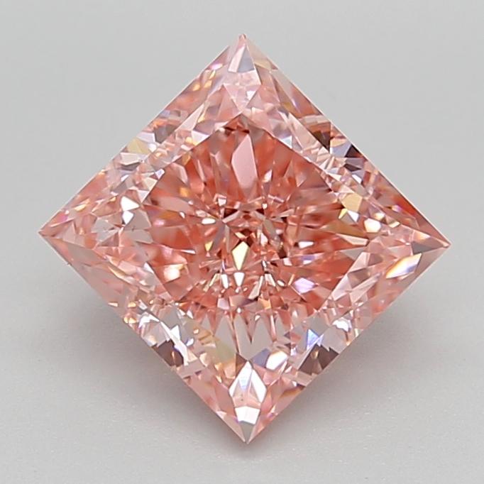 2.96 Ct. Fancy Vivid  Pink Princess Lab Grown Diamond