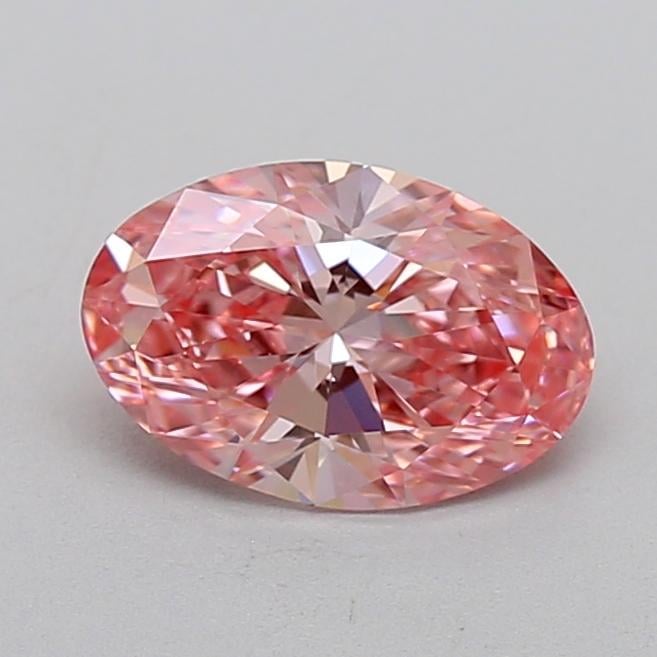 1.05 Ct. Fancy Vivid  Pink Oval Lab Grown Diamond