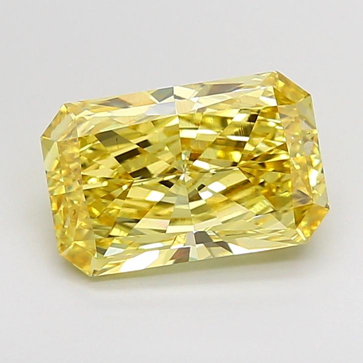 3.02 Ct. Fancy Intense None Yellow Radiant Lab Grown Diamond
