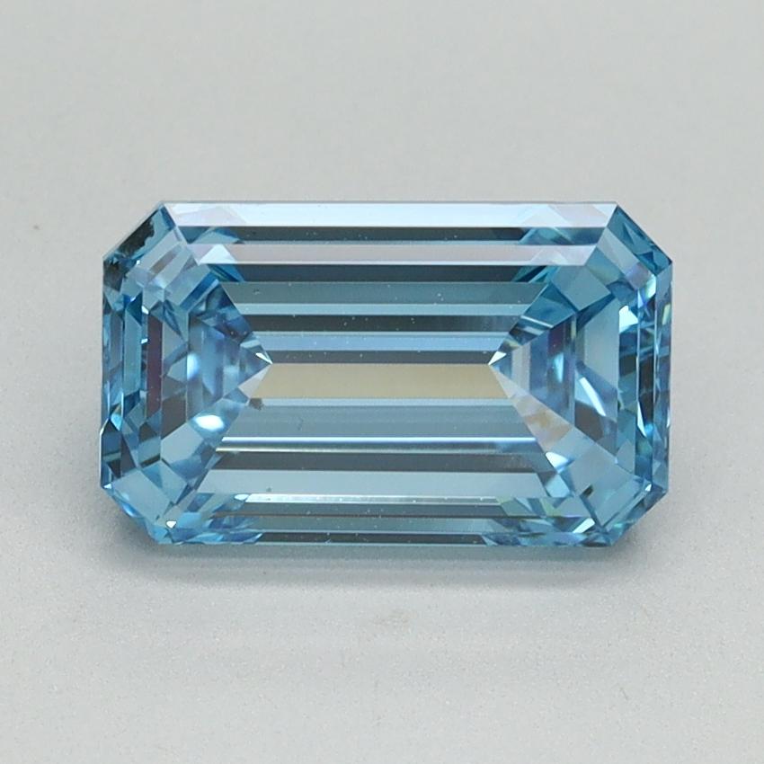 2.00 Ct. Fancy Vivid Blue Emerald Lab Grown Diamond