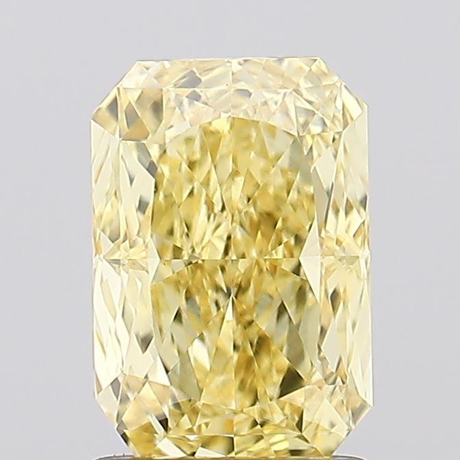 1.75 Ct. Fancy Vivid Yellow Radiant Lab Grown Diamond