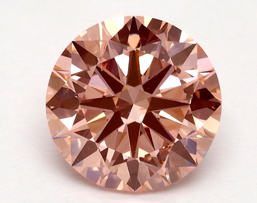 2.20 Ct. Fancy Vivid Pink Round Lab Grown Diamond