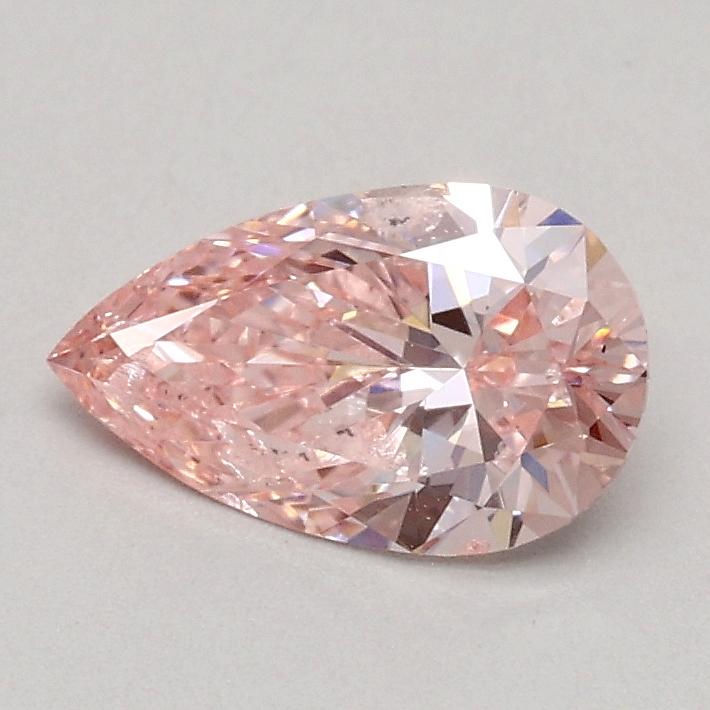 0.53 Ct. Fancy Intense Pink Pear Lab Grown Diamond