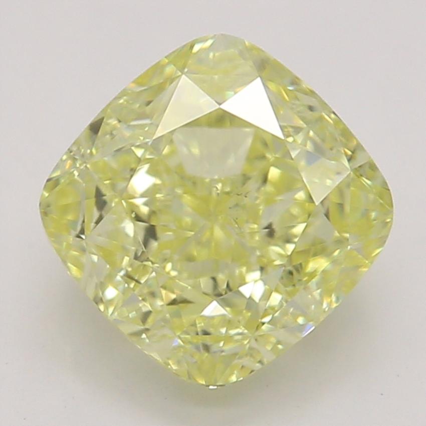 1.22 Ct. Fancy Intense Yellow Cushion Diamond