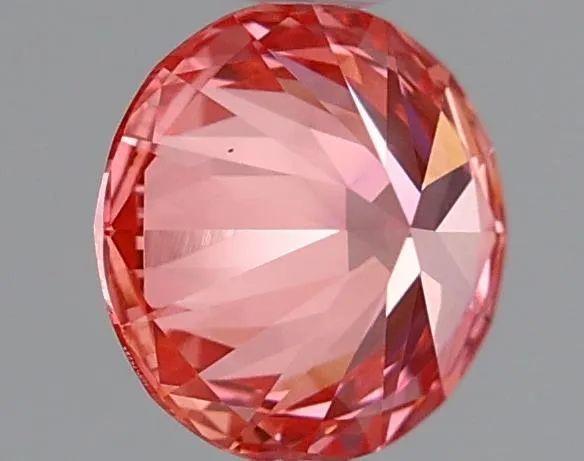 0.49 Ct. Fancy Vivid Pink Round Lab Grown Diamond