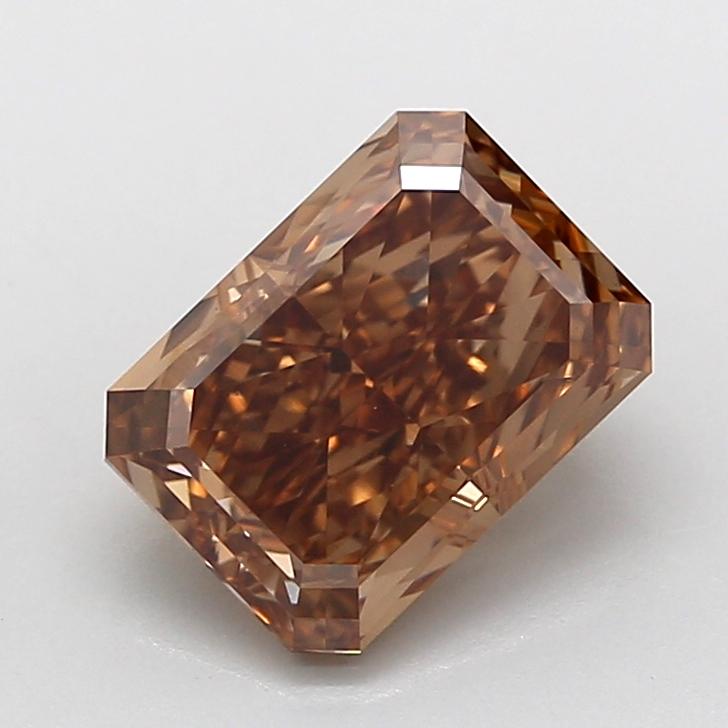 2.12 Ct. Fancy Light  Brown Radiant Lab Grown Diamond