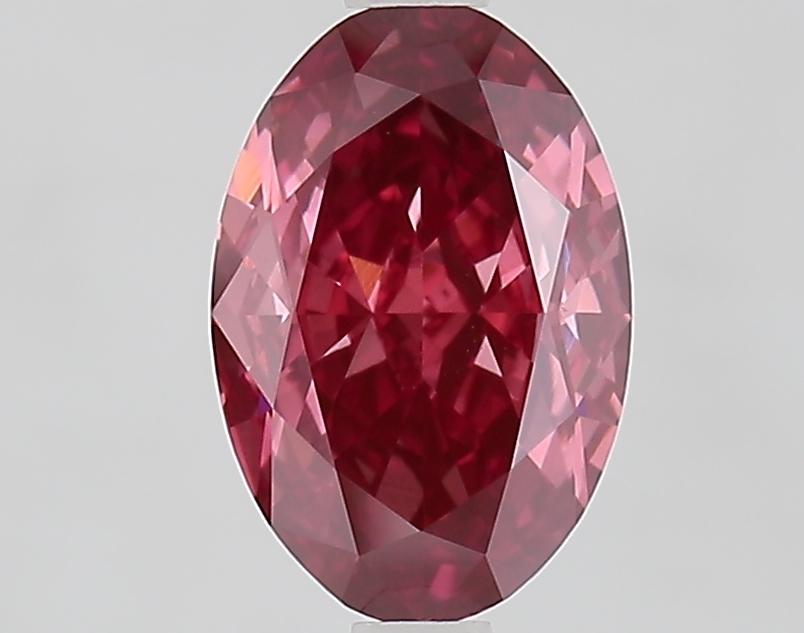 1.89 Ct. Fancy Vivid Pink Oval Lab Grown Diamond