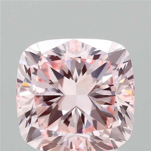 2.67 Ct. Fancy Intense Pink Cushion Lab Grown Diamond