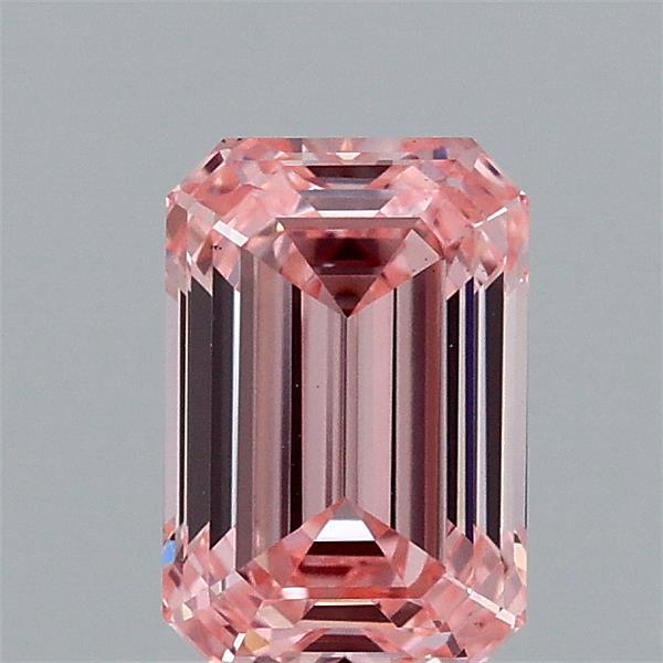 0.99 Ct. Fancy Vivid Pink Emerald Lab Grown Diamond