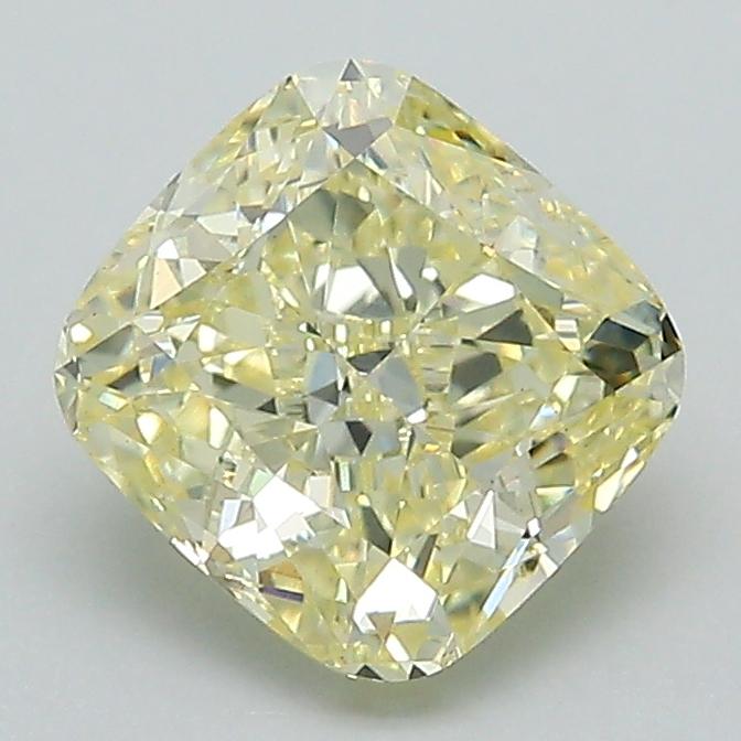 1.66 Ct. Fancy Yellow Cushion Lab Grown Diamond