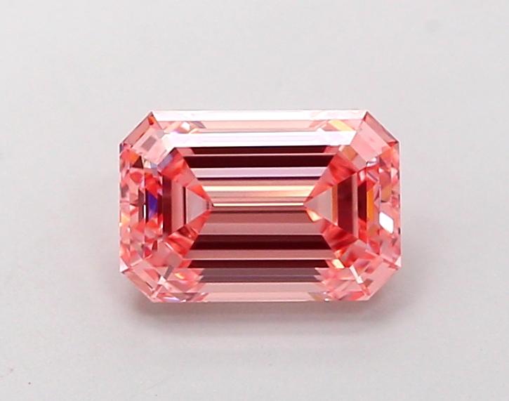 1.18 Ct. Fancy Vivid Pink Emerald Lab Grown Diamond