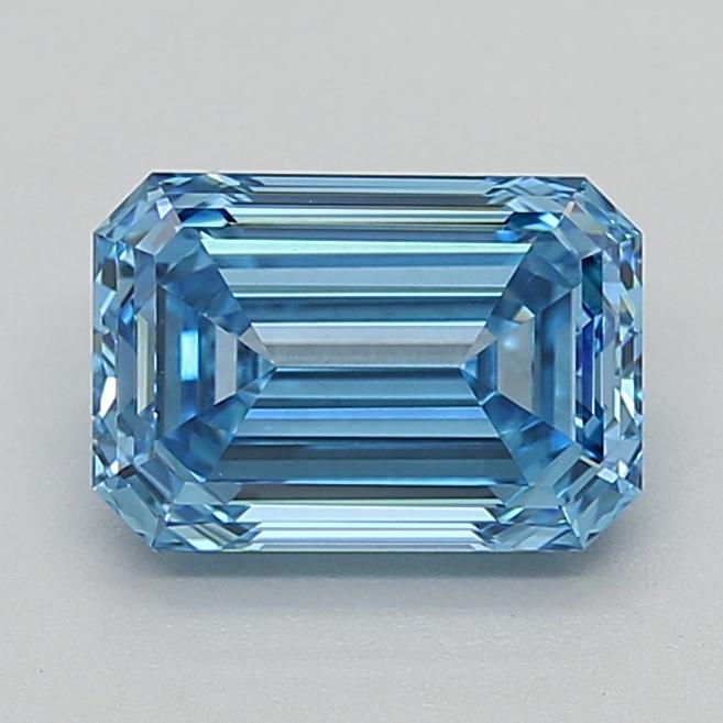 2.00 Ct. Fancy Vivid  Blue Emerald Lab Grown Diamond