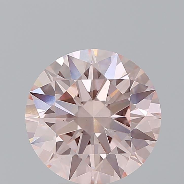 3.07 Ct. Fancy Intense Pink Round Lab Grown Diamond