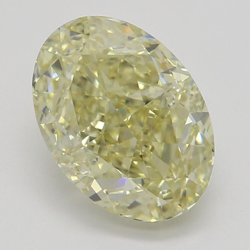 1.39 Ct. Fancy Yellow Oval Diamond