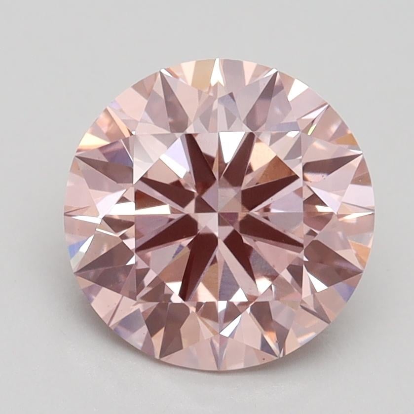 2.25 Ct. Fancy Intense Pink Round Lab Grown Diamond