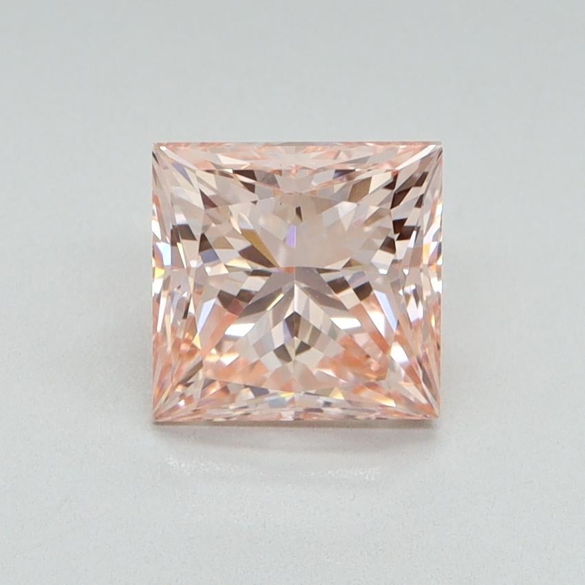 1.67 Ct. Fancy Intense Pink Princess Lab Grown Diamond